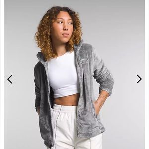 The North Face Osito Jacket Meld Gray Winter Outdoors Cozy Minimalist Large